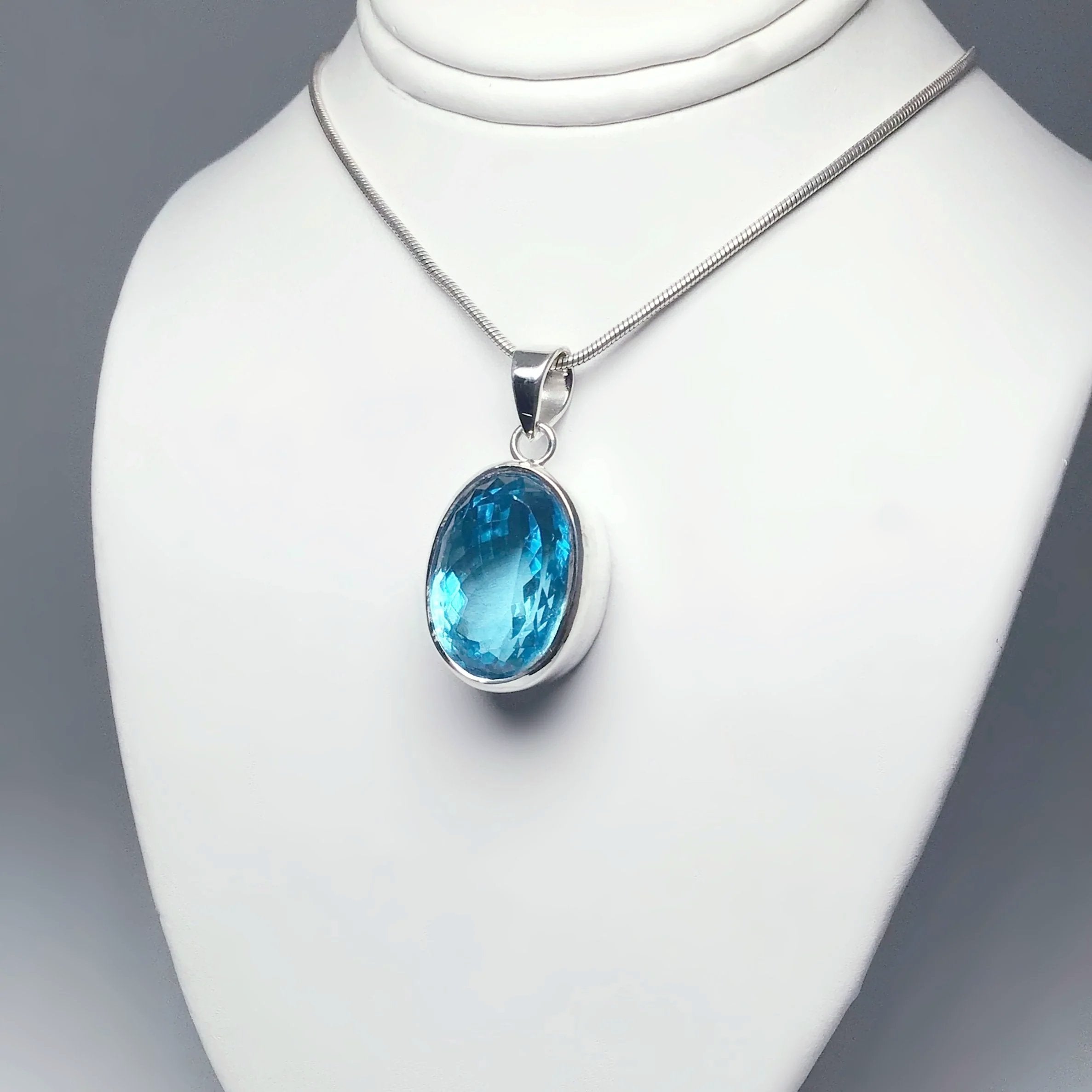 London Blue Topaz Pendant