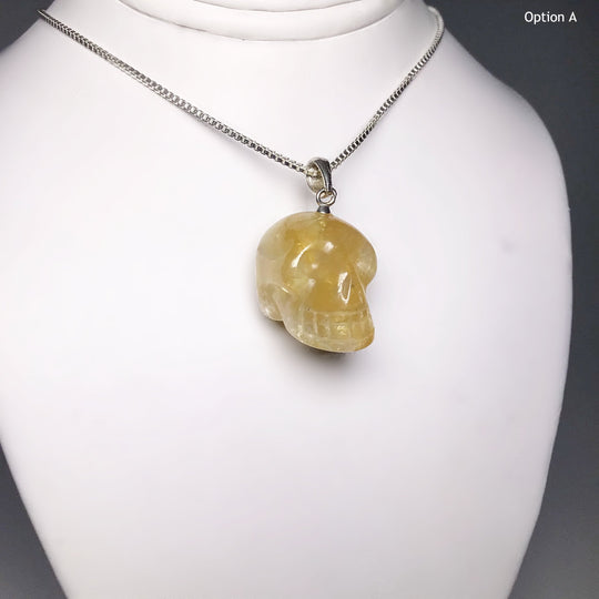 Citrine Skull Pendant at $59 Each