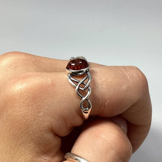 Cognac Amber Ring