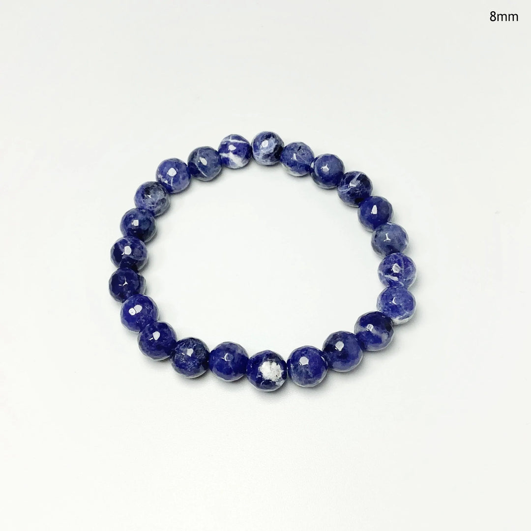 Sodalite Faceted Beaded Bracelet