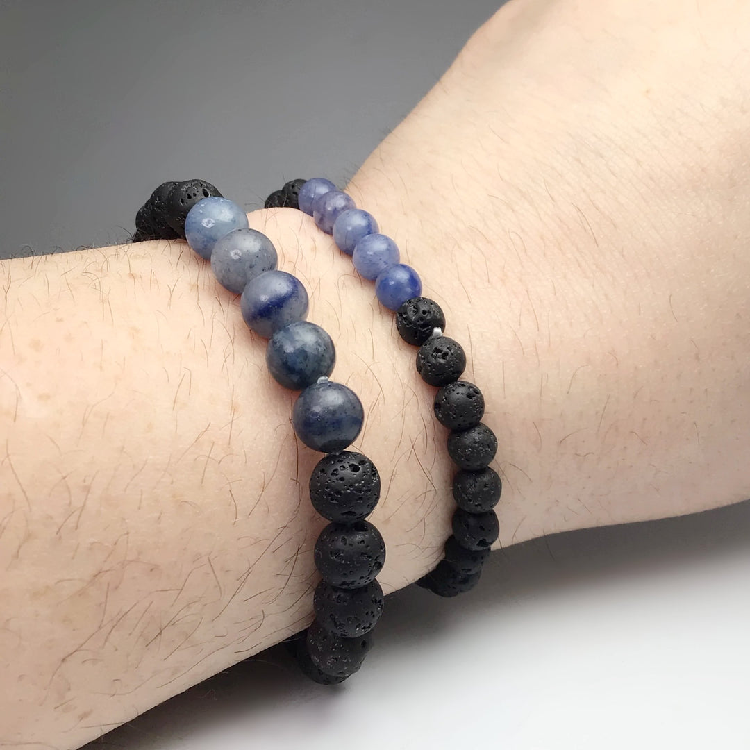 Blue Aventurine Beaded Bracelet