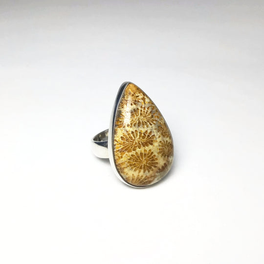 Fossil Coral Ring