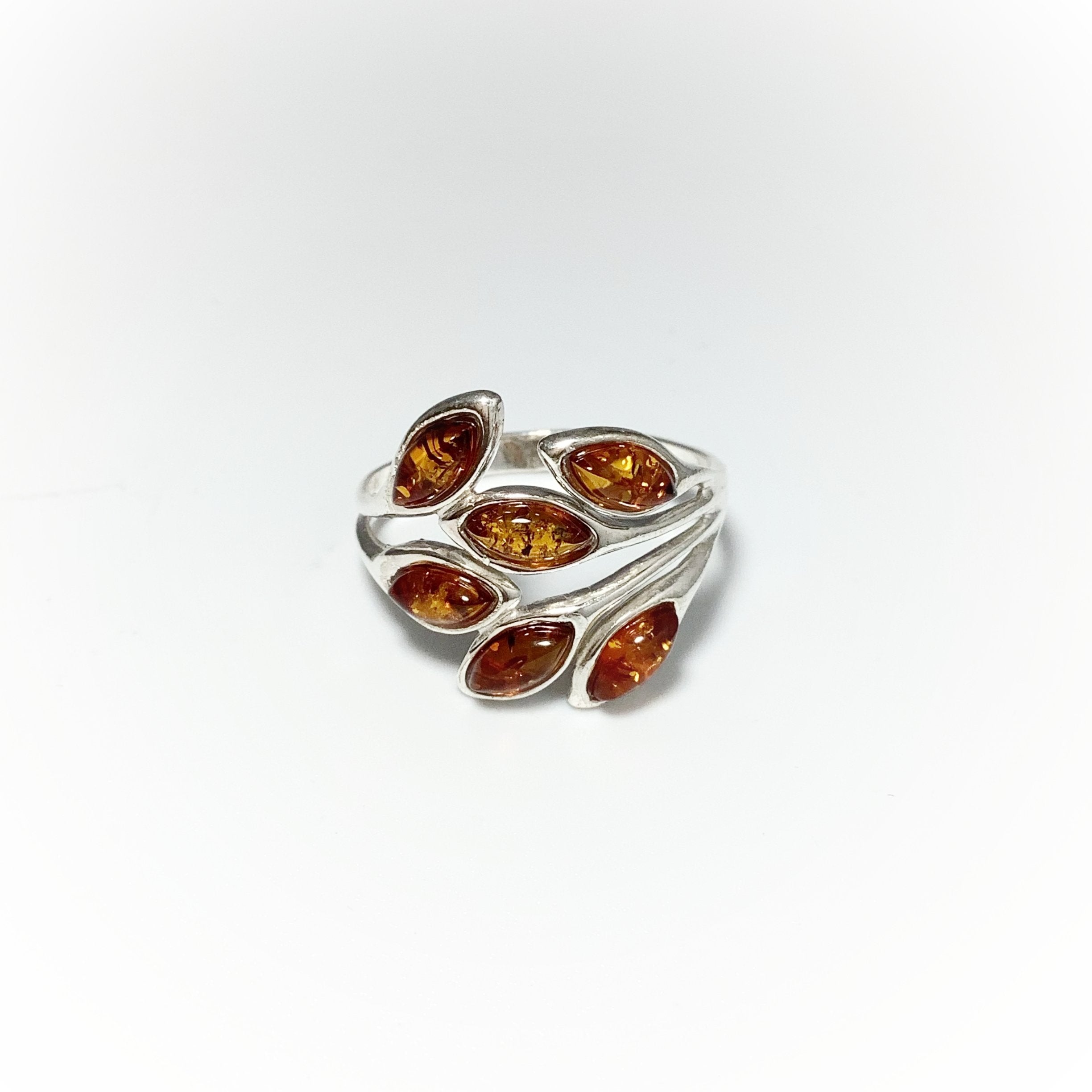 Cognac Amber Ring