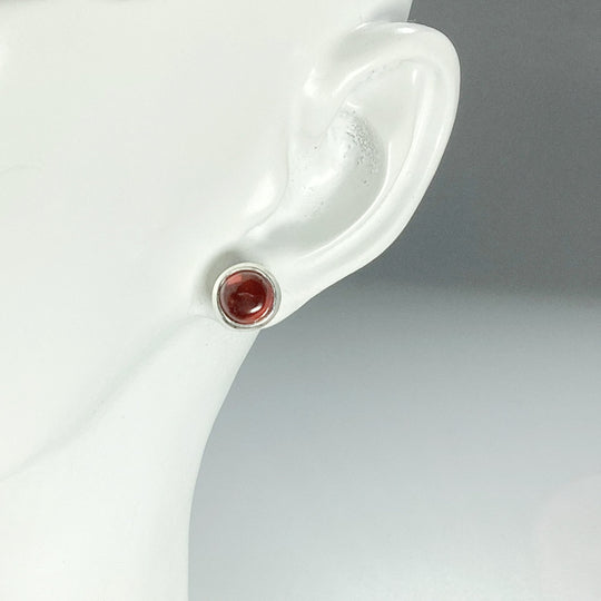 Garnet Stud Earrings