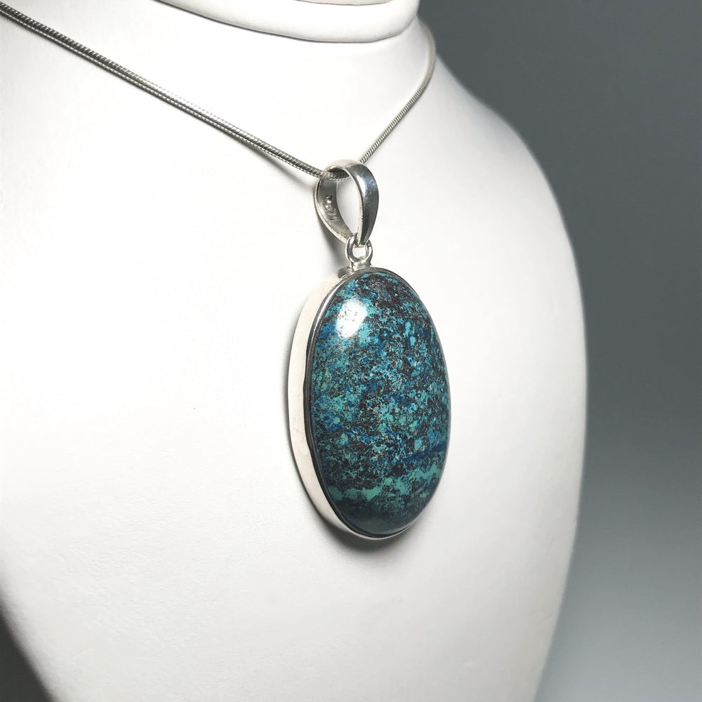 Shattuckite Pendant