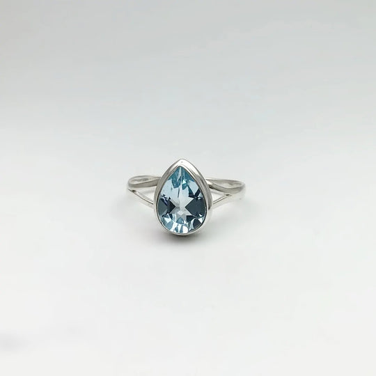 Blue Topaz Ring