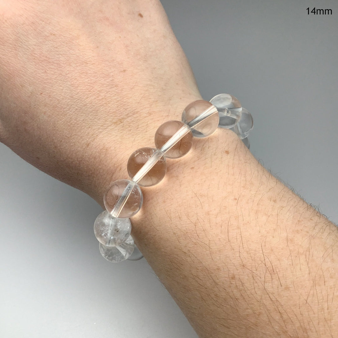 Clear Quartz Beaded Bracelet