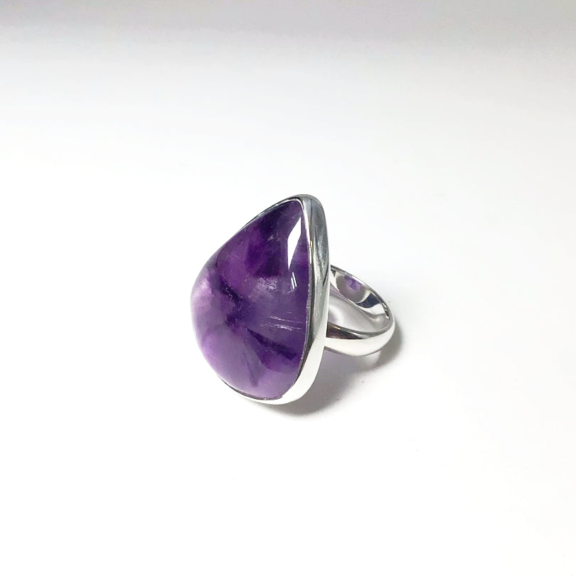 Trapiche Amethyst Ring