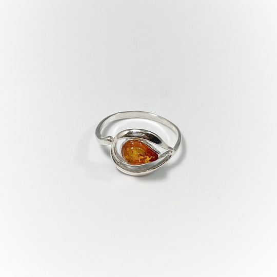 Cognac Amber Ring