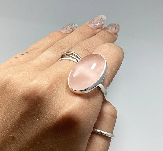 Rose Quartz Ring