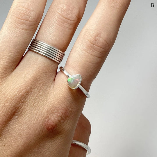 Ethiopian Fire Opal Ring