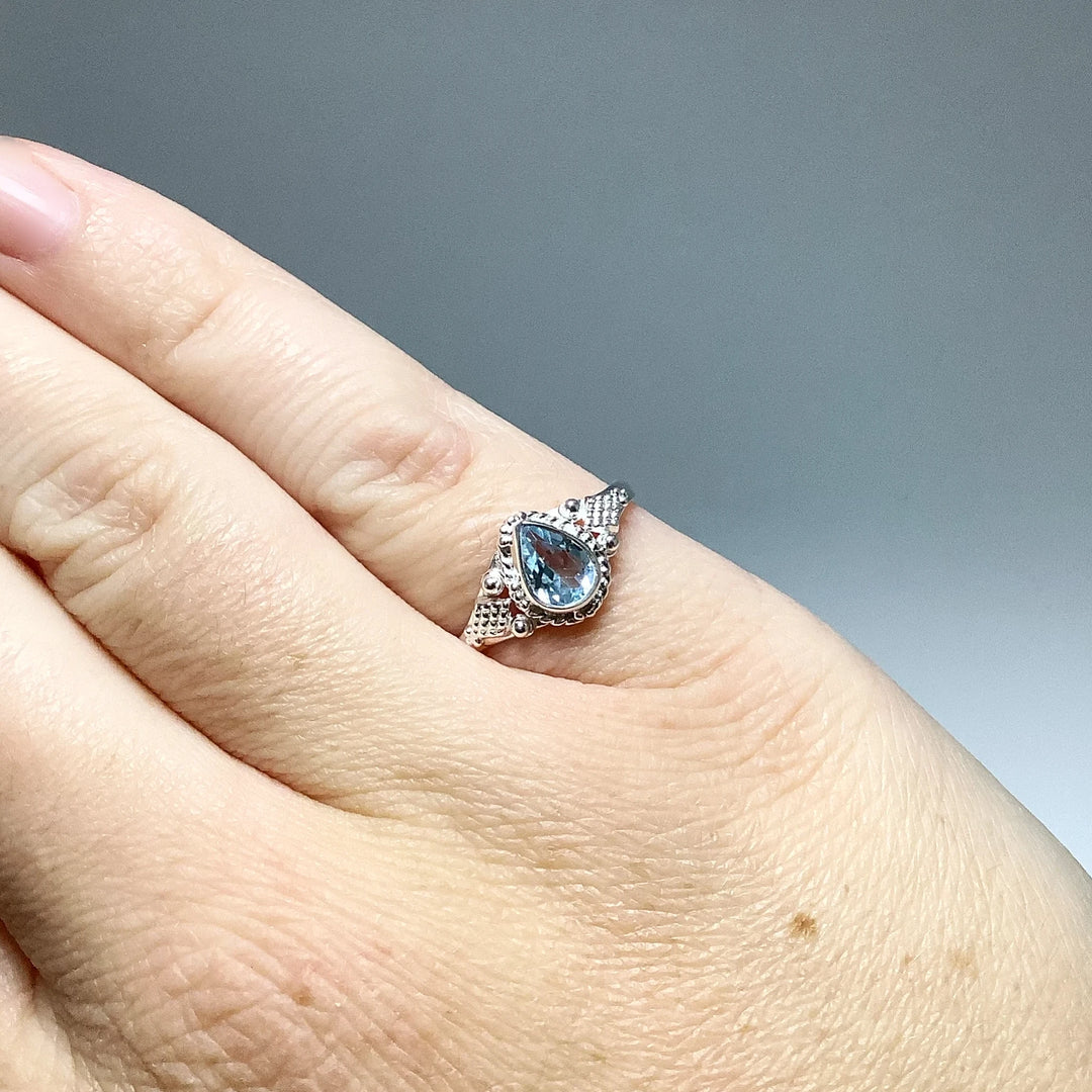 Blue Topaz Ring