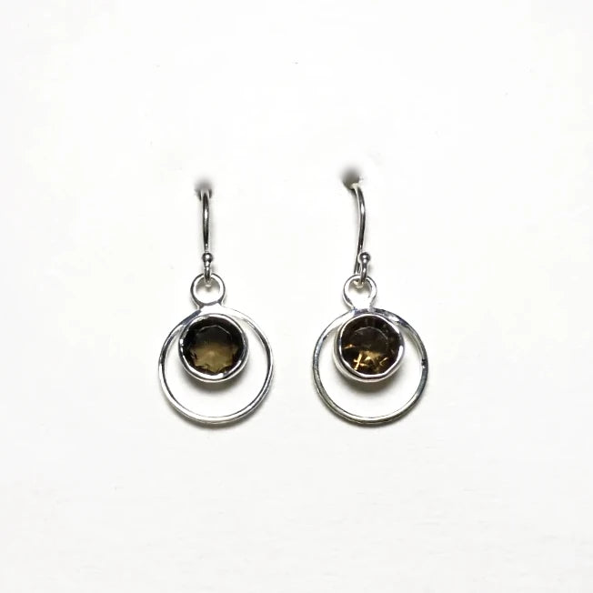 Smoky Quartz Dangle Earrings