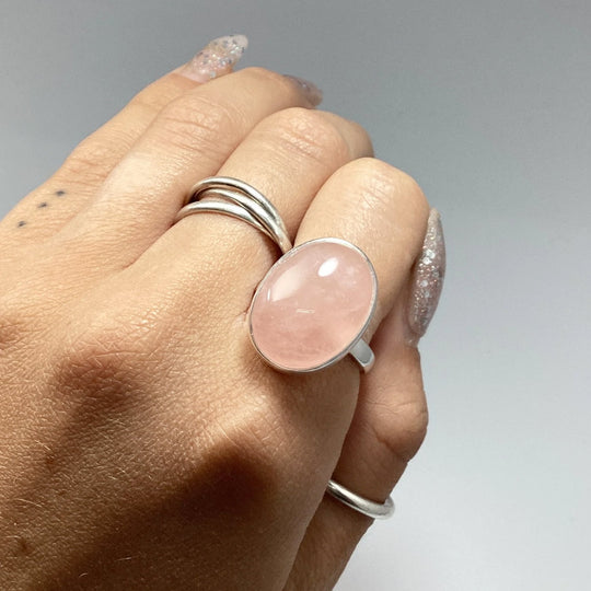 Rose Quartz Ring