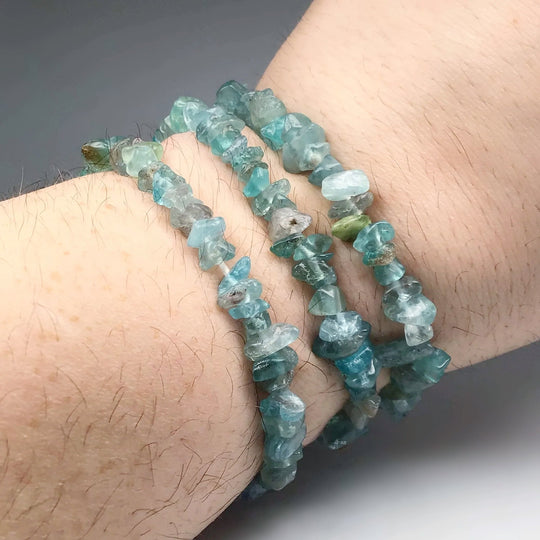 Apatite Chip Beaded Bracelet