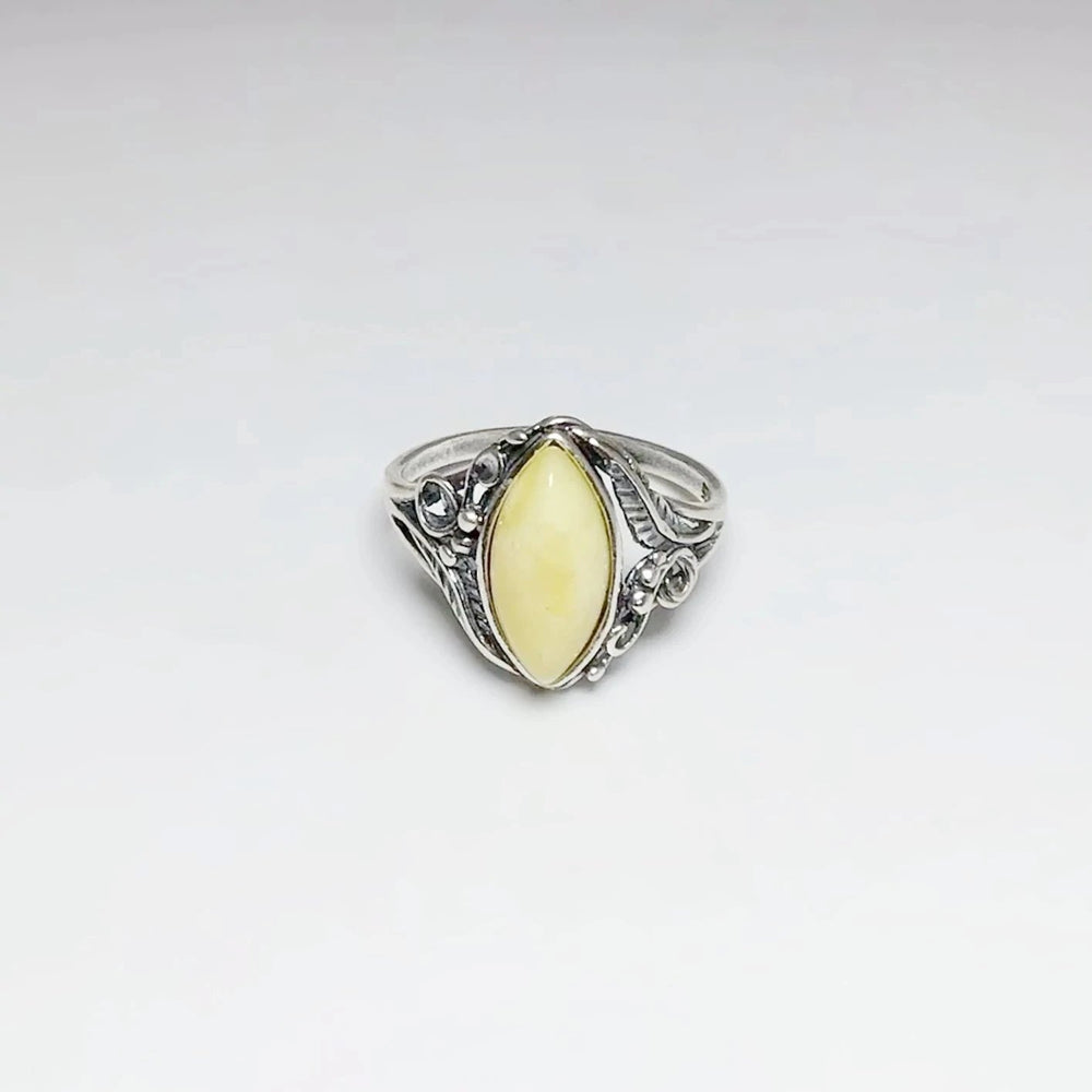 Butterscotch Amber Ring