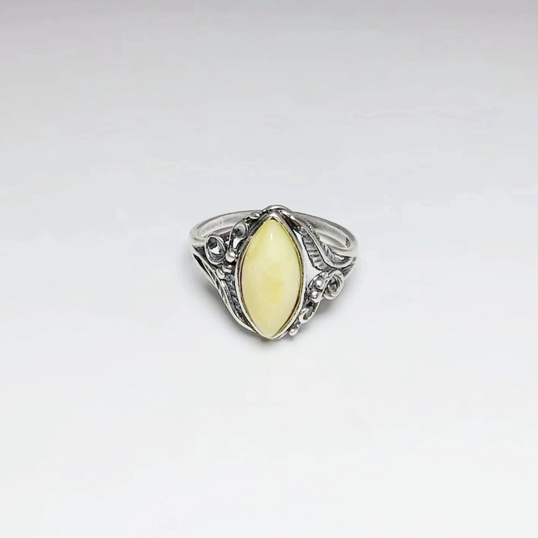 Butterscotch Amber Ring