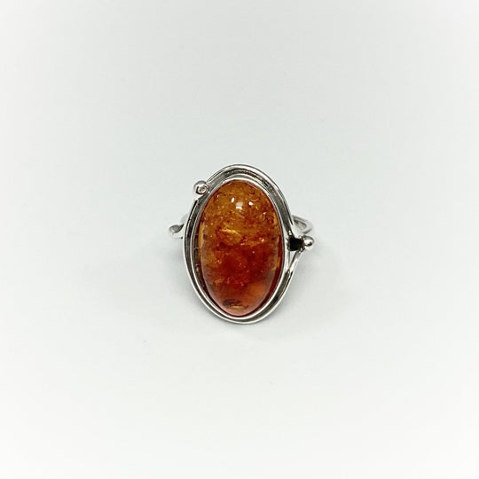 Cognac Amber Ring