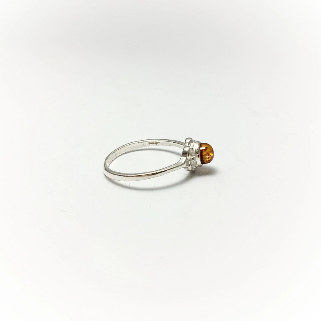 Cognac Amber Ring - Small Sizes