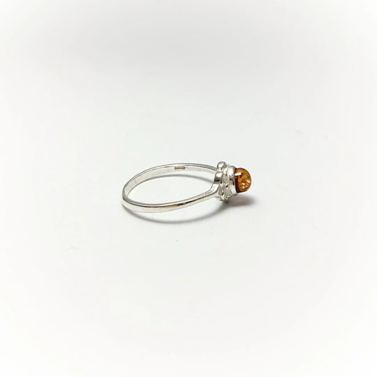 Cognac Amber Ring - Small Sizes