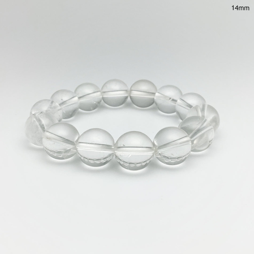 Clear Quartz Beaded Bracelet