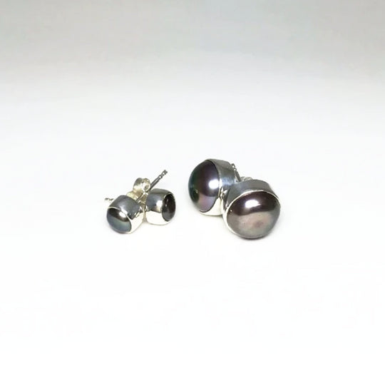 Tahitian Pearl Stud Earrings