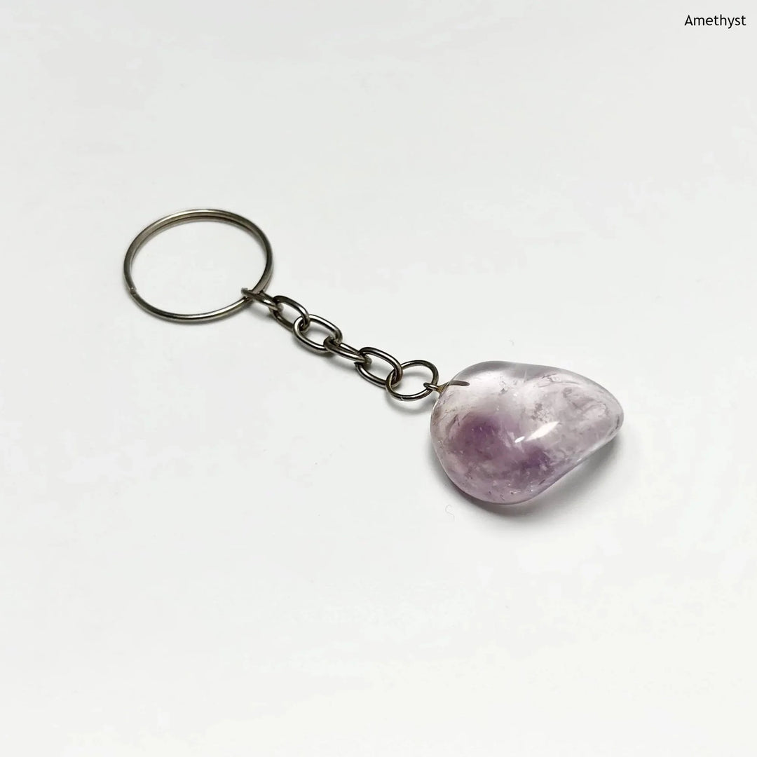 Tumbled Stone Keychain