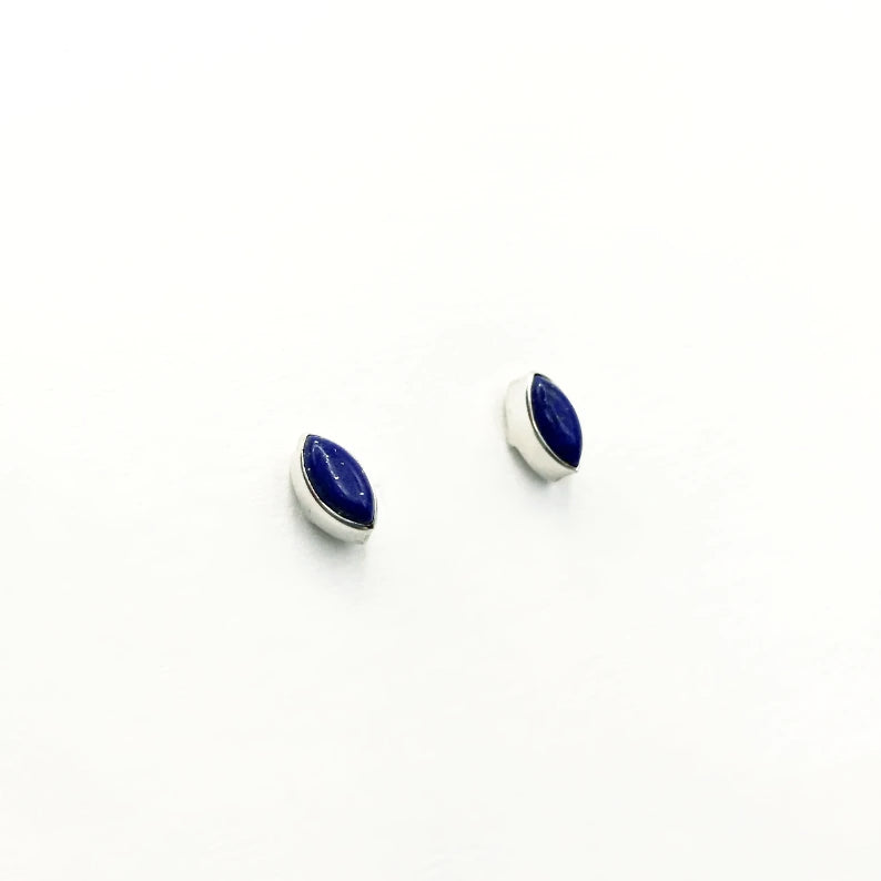 Lapis Lazuli Stud Earrings