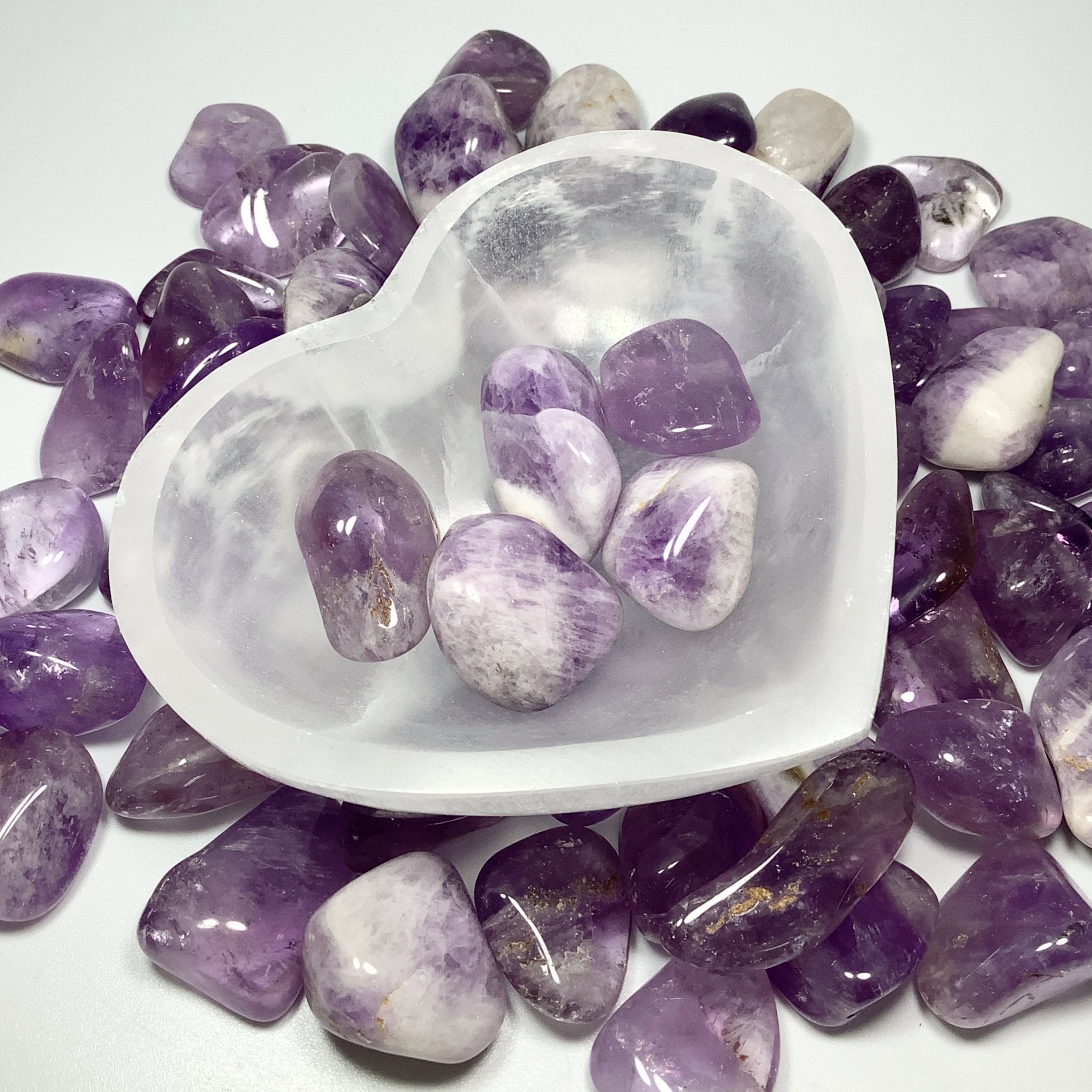 Selenite Heart Bowl