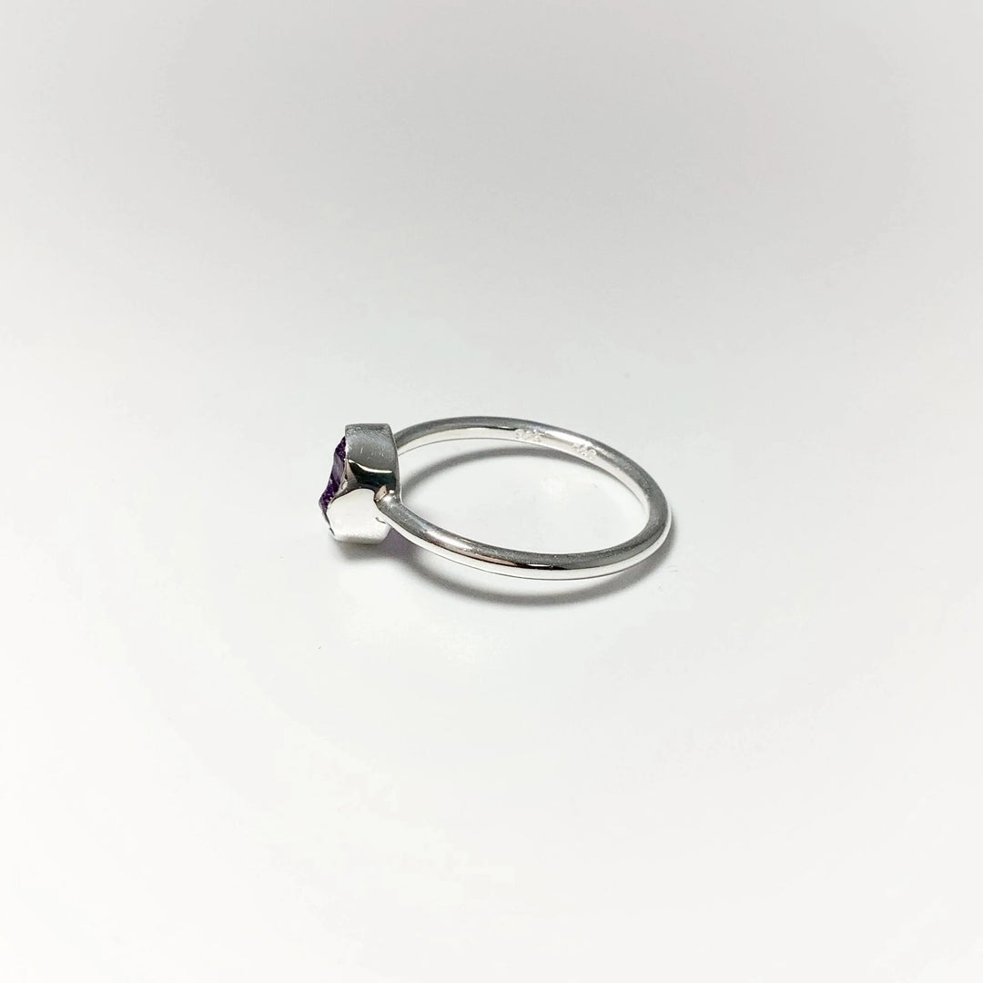 Raw Amethyst Ring