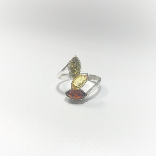 Mixed Amber Ring