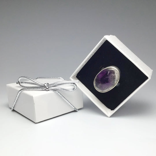 Trapiche Amethyst Ring