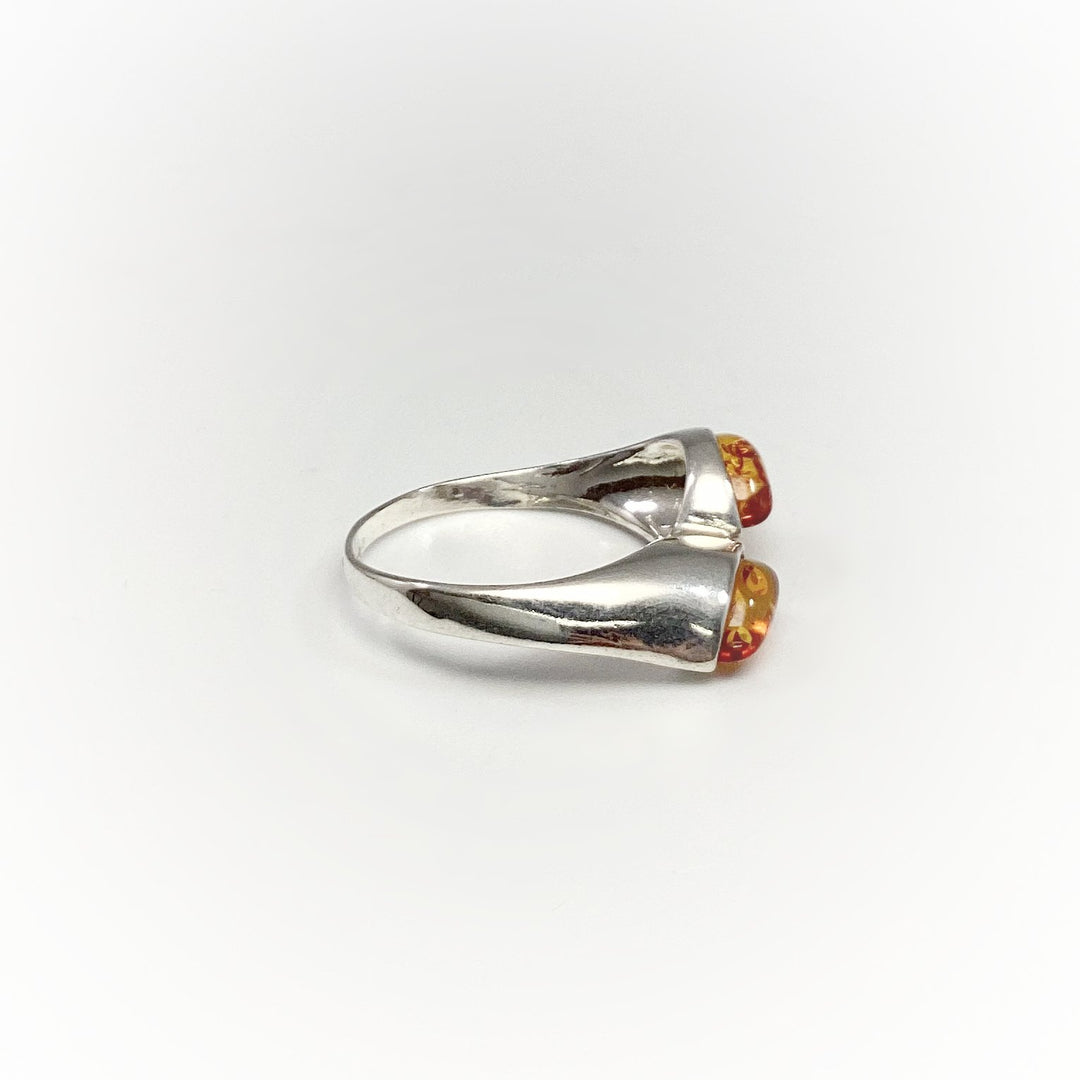 Cognac Amber Ring