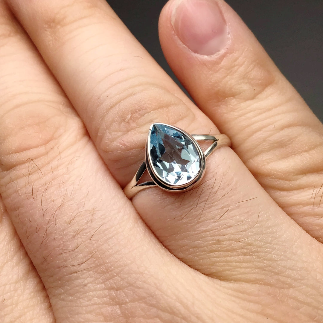 Blue Topaz Ring