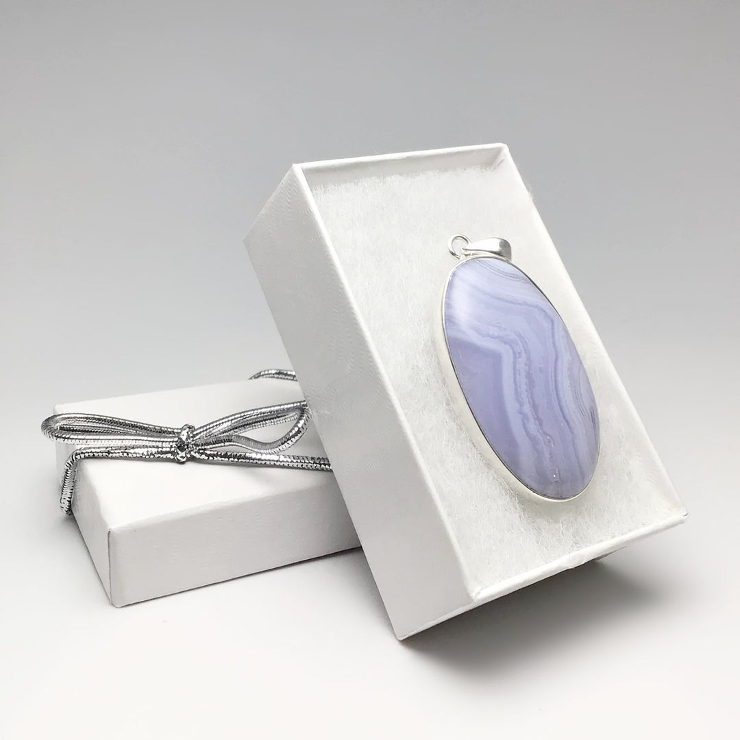 Blue Lace Agate Pendant