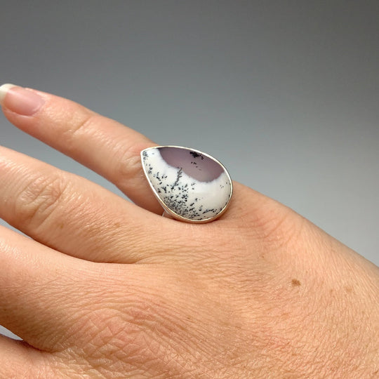 Dendritic Opal Ring