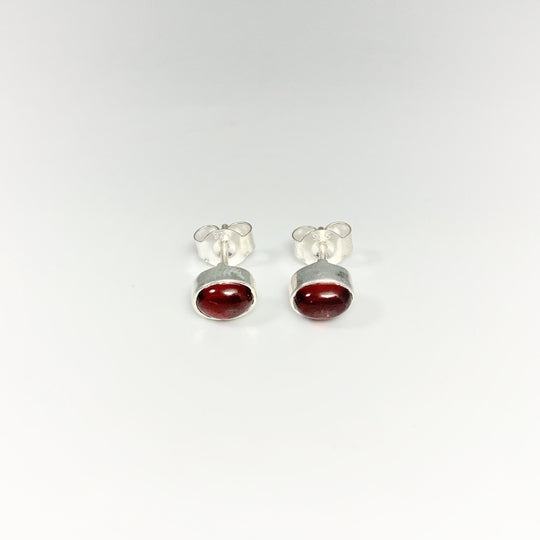 Garnet Stud Earrings