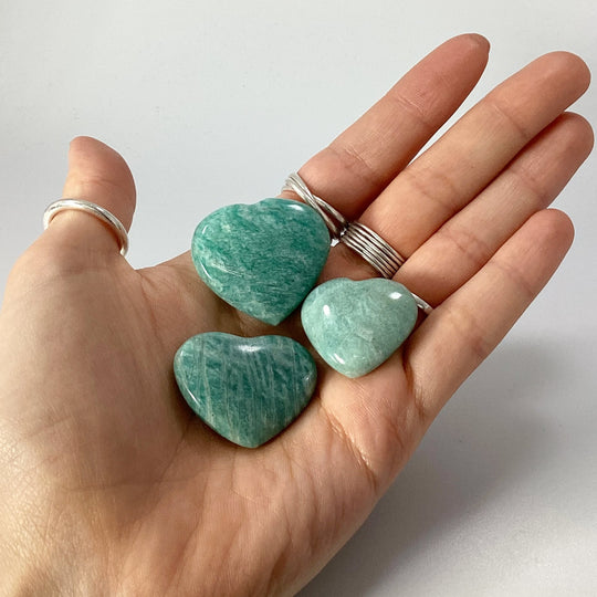 Amazonite Heart