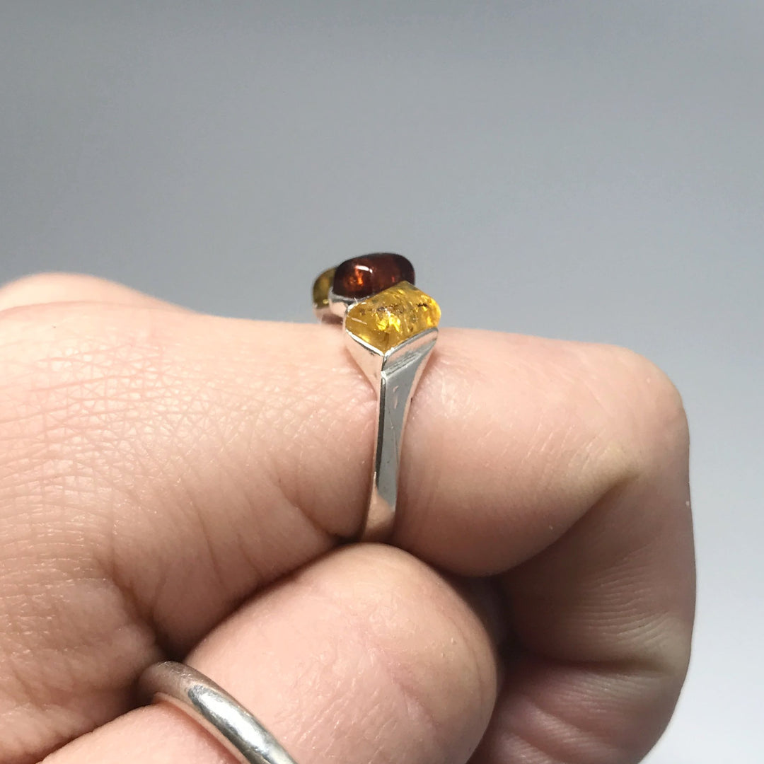 Mixed Amber Ring