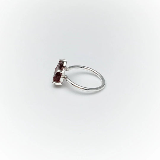 Raw Garnet Ring