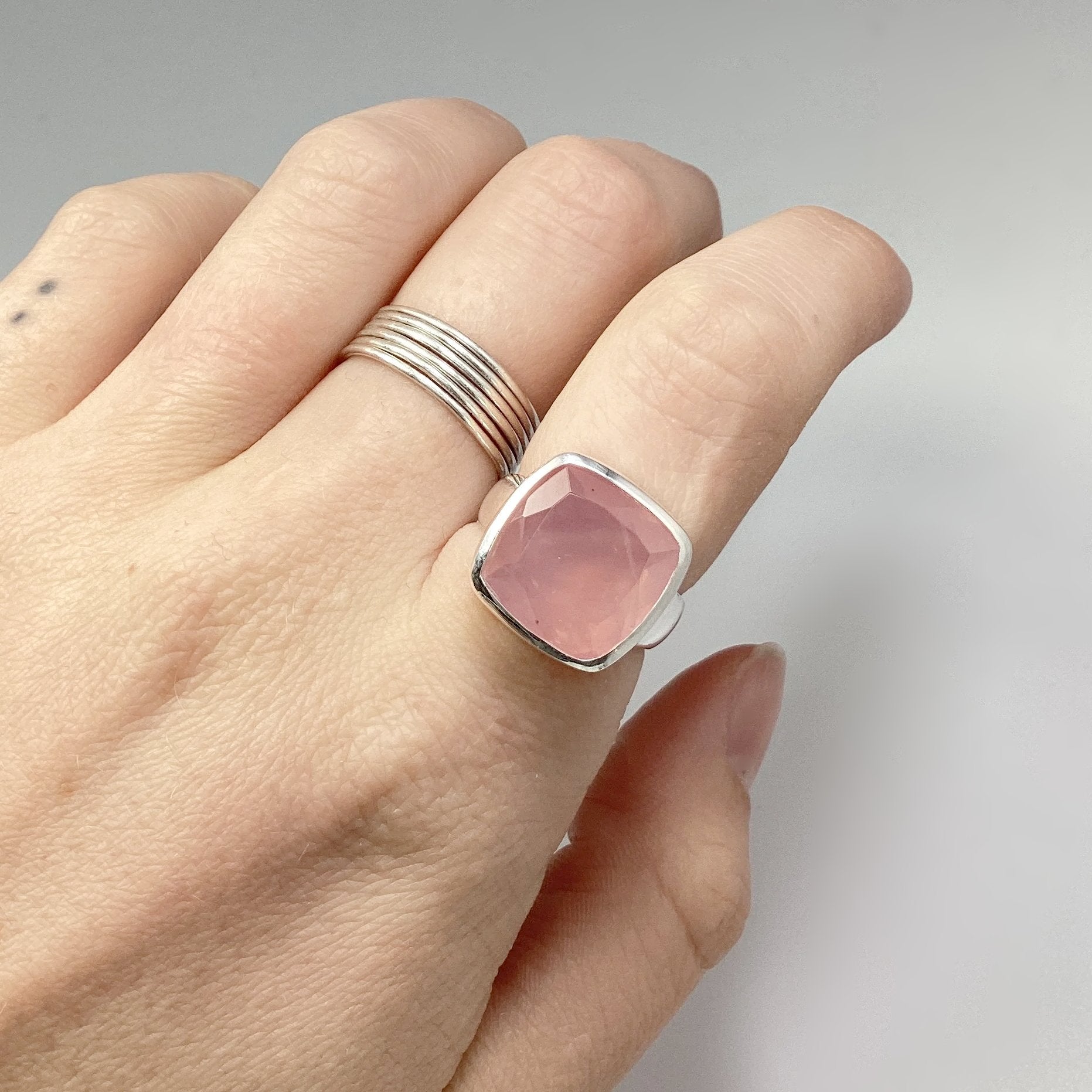 Rose Quartz Ring