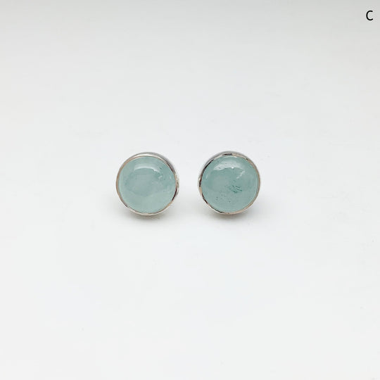 Aquamarine Stud Earrings