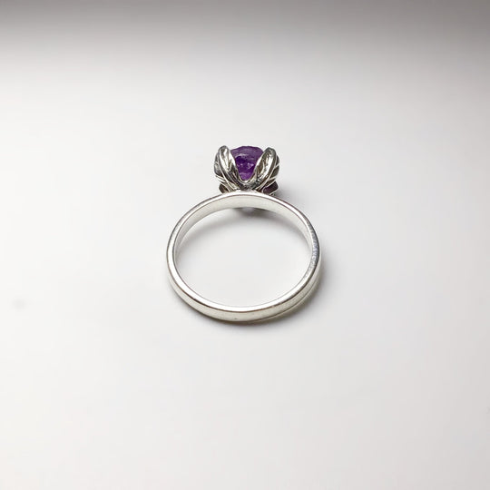 Raw Amethyst Ring