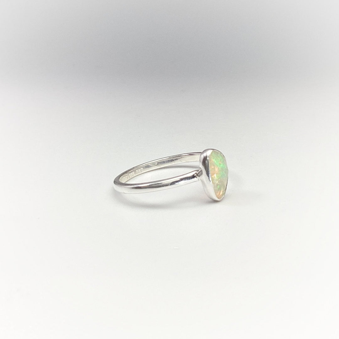 Ethiopian Fire Opal Ring