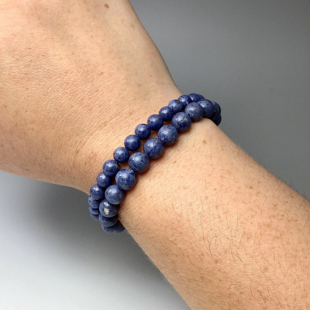 Dumortierite Beaded Bracelet