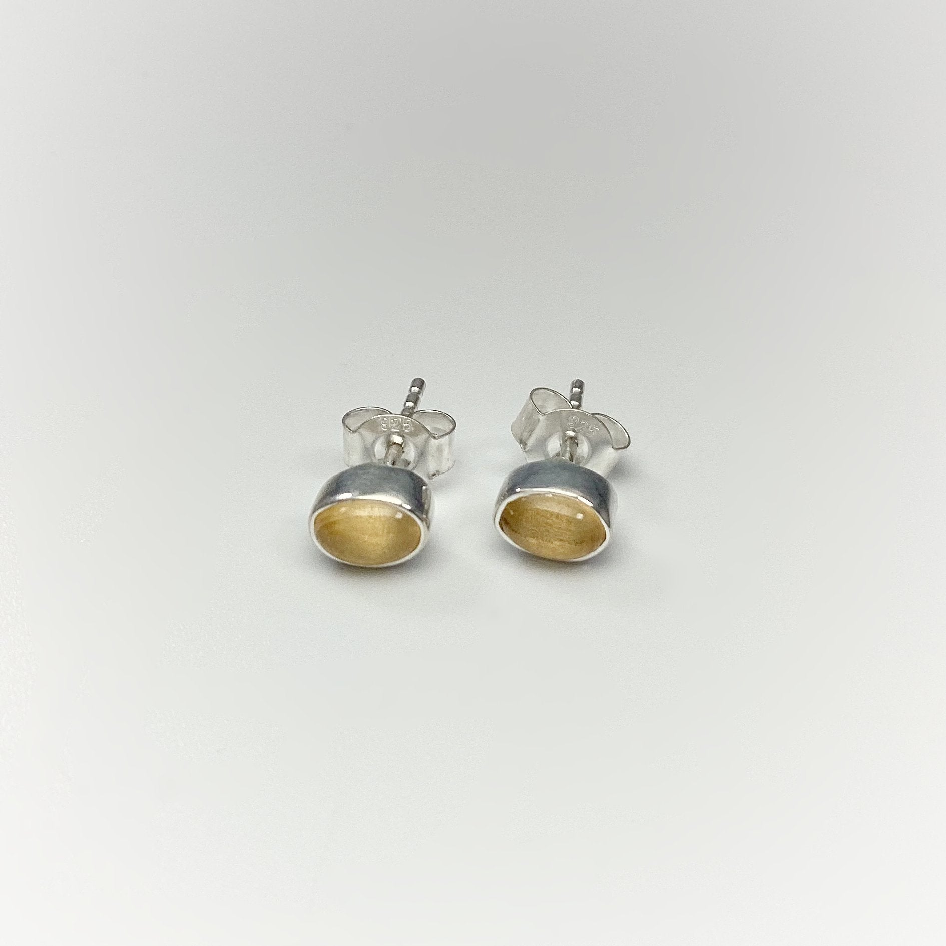 Citrine Stud Earrings