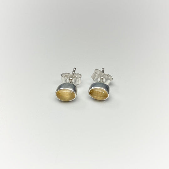 Citrine Stud Earrings