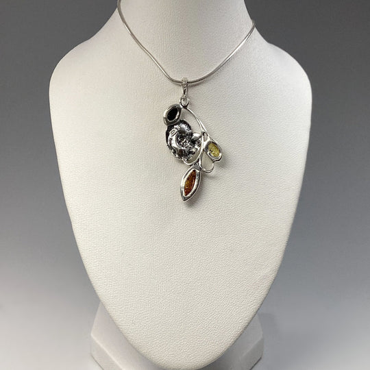 Mixed Amber Pendant