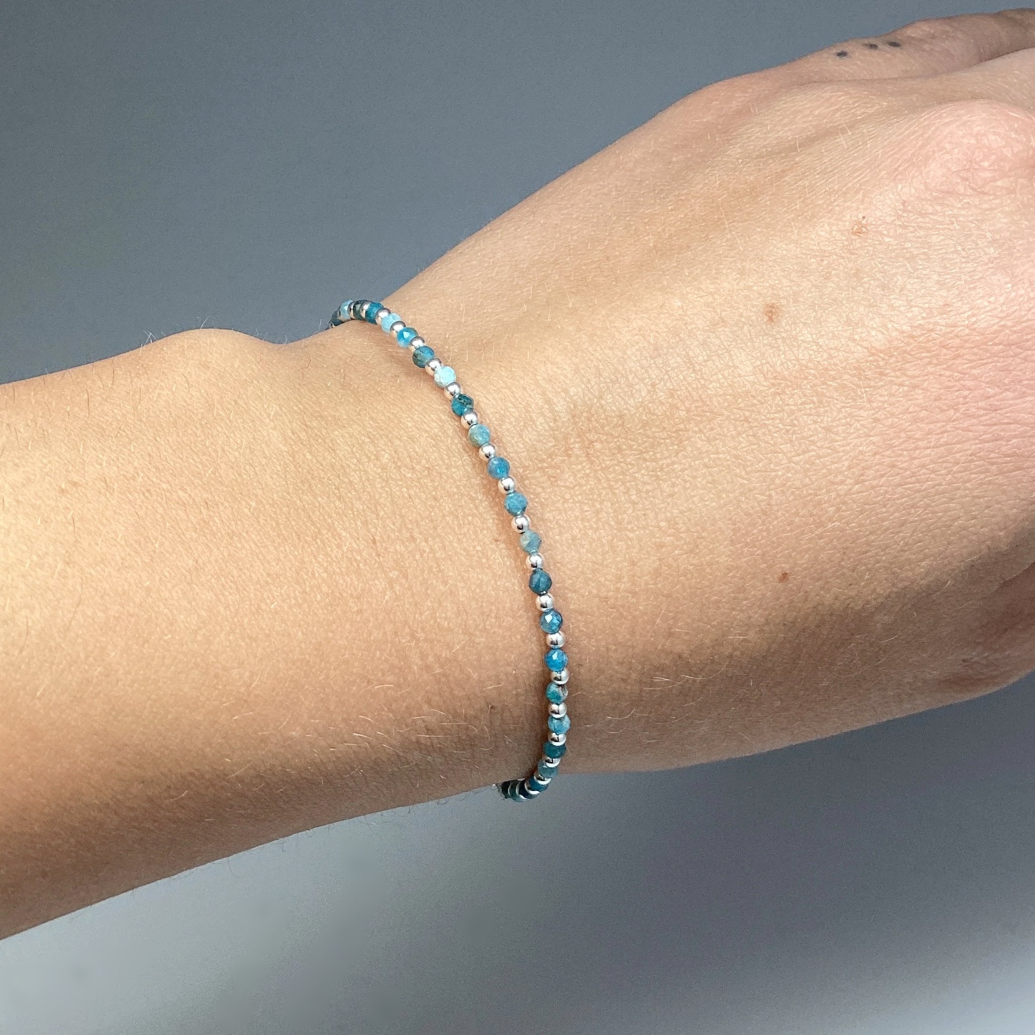 Blue Apatite Bracelet