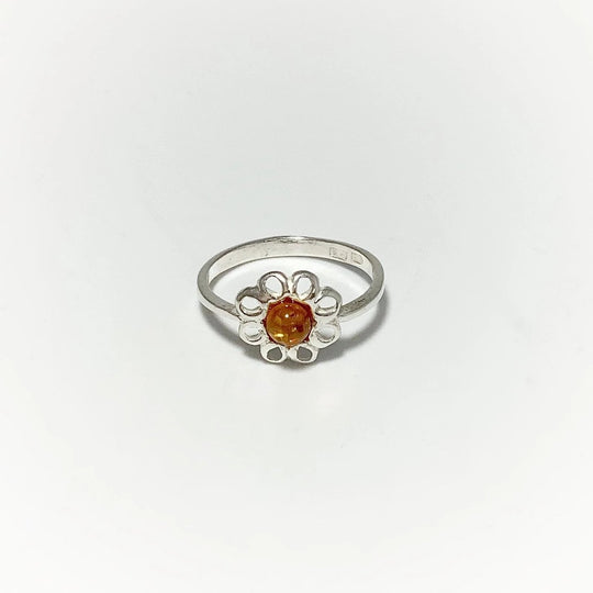 Cognac Amber Ring - Small Sizes